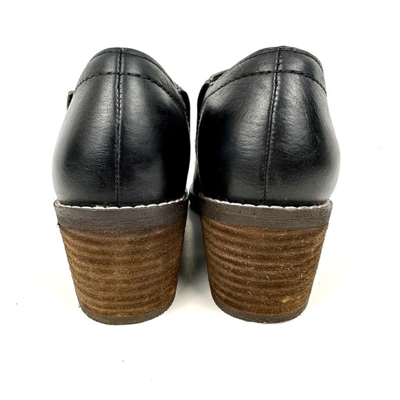 Zodiac Margot Shootie Black Leather Block Heel Zip Ankle Bootie Size 6M - Picture 7 of 13